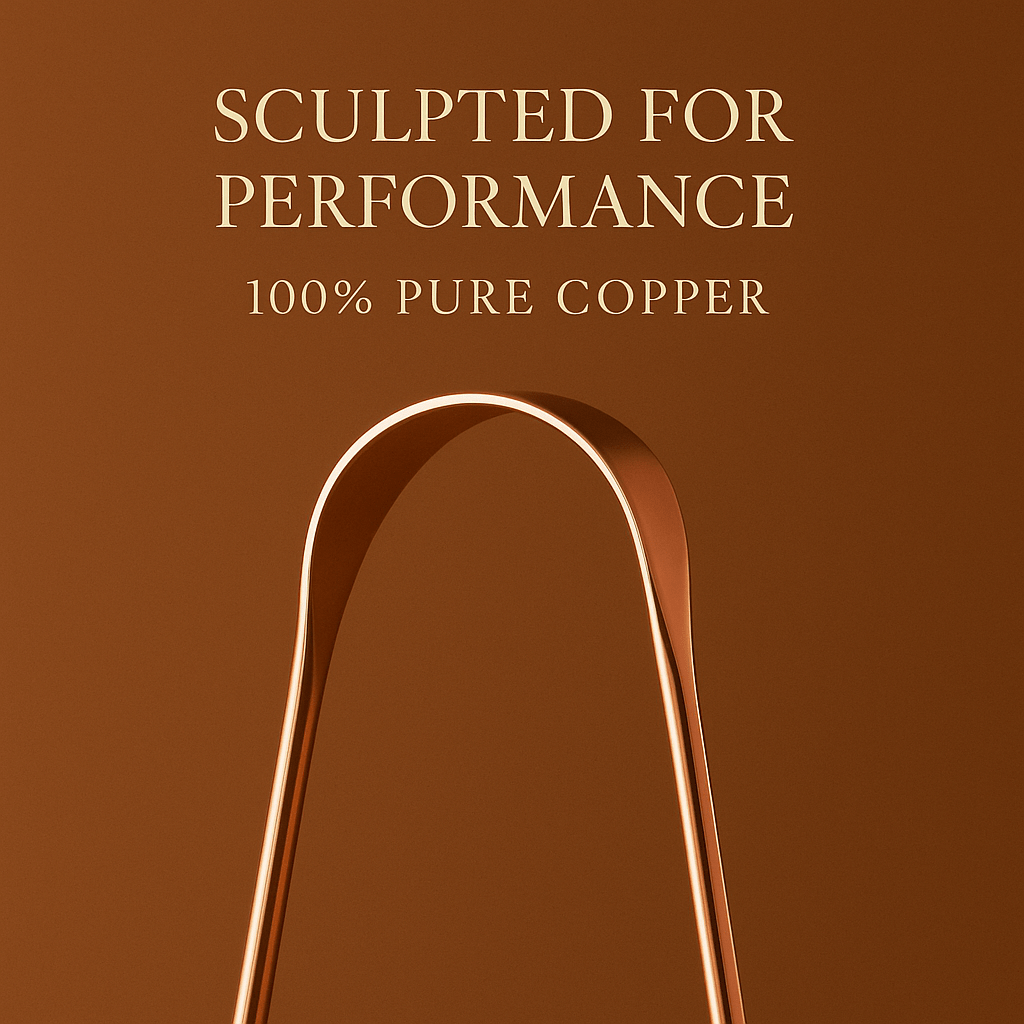 TeethMate™ - Pure Copper Tongue Scraper
