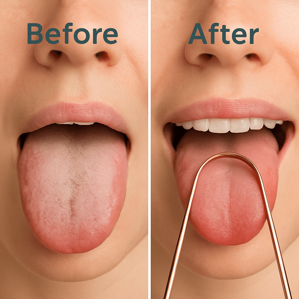 TeethMate™ - Pure Copper Tongue Scraper