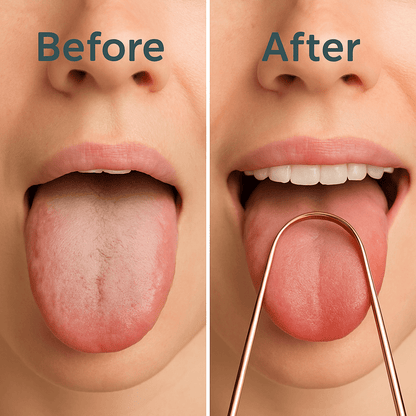 TeethMate™ - Pure Copper Tongue Scraper